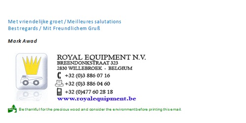 Royal Equipment