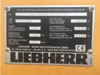 Kolesni nakladalec Liebherr L 580 2 plus 2: slika 4