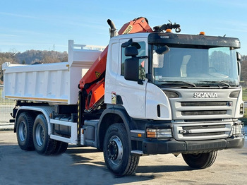 Tovornjak prekucnik, Tovornjak z dvigalom Scania P 360 Kipper 4,70 m * PK 13001-KA  + FUNK * 6x4: slika 4