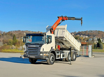 Tovornjak prekucnik, Tovornjak z dvigalom Scania P 360 Kipper 4,70 m * PK 13001-KA  + FUNK * 6x4: slika 2