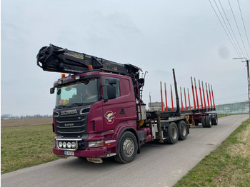 Tovornjak za prevoz lesa SCANIA R 500