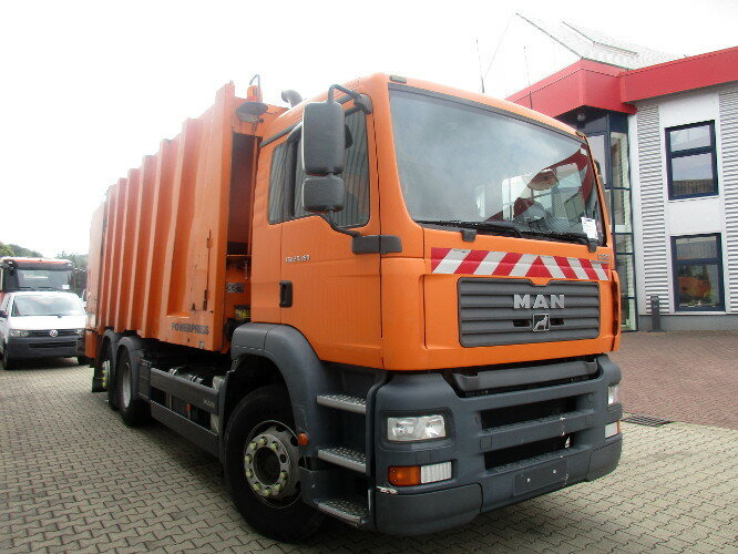 Smetarski tovornjak za transport smeti MAN TGA 26.350 6x2-2BL TGA 26.350/400 6x2-2BL FAUN POWER PRESS 524, OHNE MOTOR!: slika 13