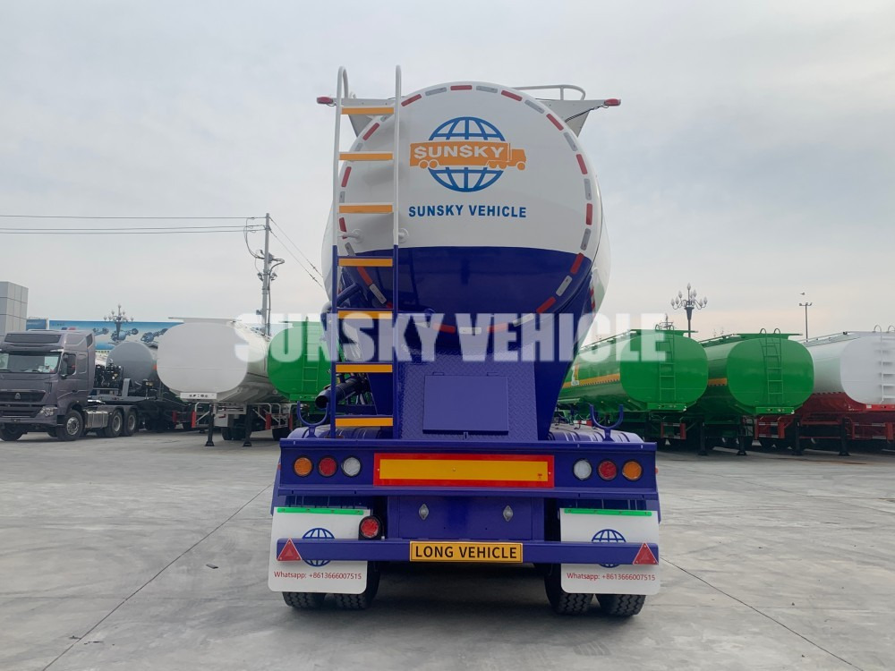 Nov Polprikolica cisterna za transport cementa SUNSKY bulk cement trailer: slika 8