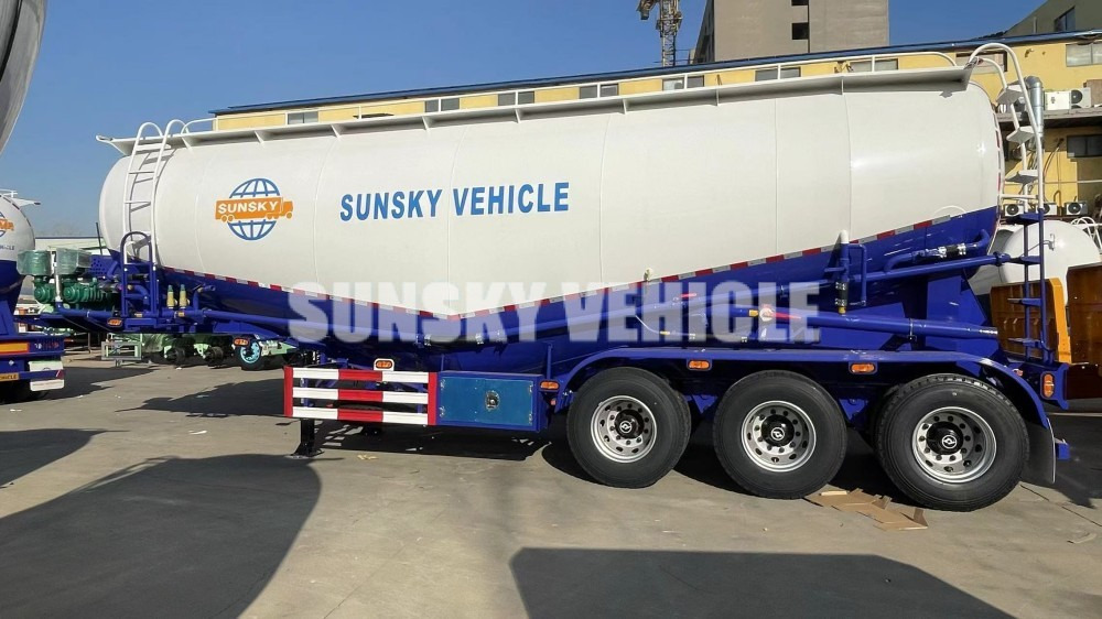 Nov Polprikolica cisterna za transport cementa SUNSKY bulk cement trailer: slika 6