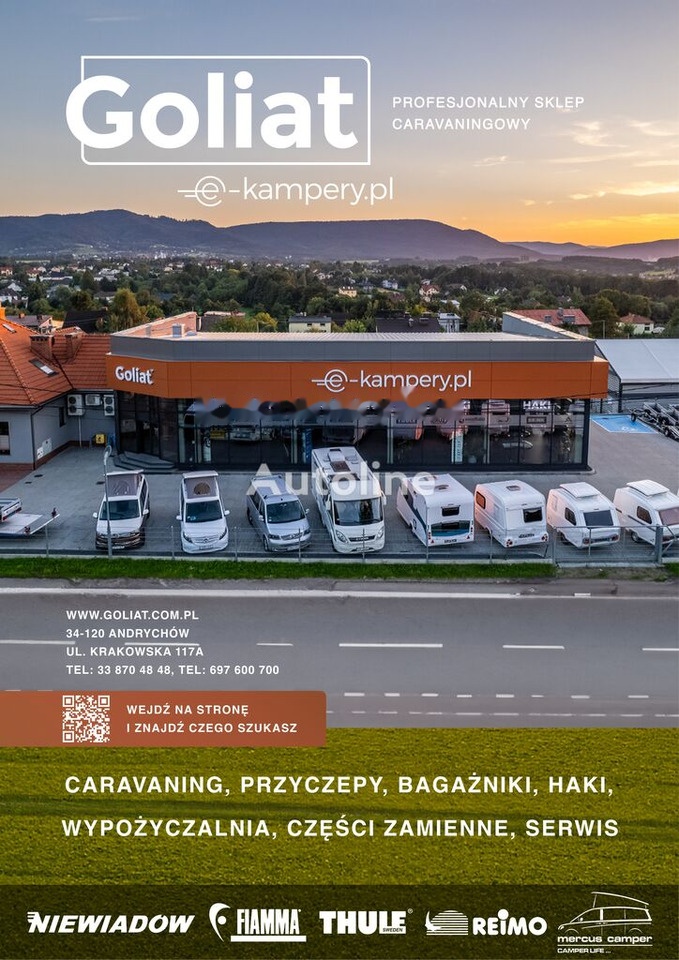 Nov Počitniška prikolica Niewiadów NT-SPRINT sandwich caravan kemping: slika 6