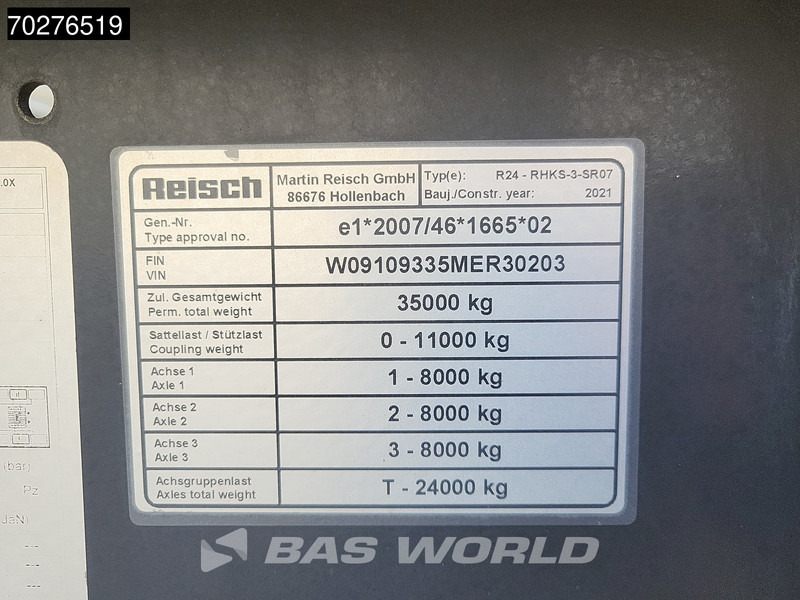 Reisch R24-RHKS-3-SR07 3 axles TRAK Hydrodrive 28M3 Liftachse lizing Reisch R24-RHKS-3-SR07 3 axles TRAK Hydrodrive 28M3 Liftachse: slika 18